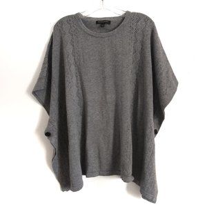 Banana Republic Sweater Poncho in Gray Size XS/S